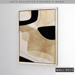 Cargar imagen en el visor de la galería, Arte pintado a mano Armonía minimalista