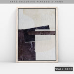 Cargar imagen en el visor de la galería, Arte pintado a mano Sinfonía de carbón