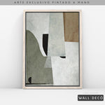 Cargar imagen en el visor de la galería, Arte pintado a mano Estructuras minimalistas Uno