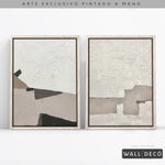 Cargar imagen en el visor de la galería, Díptico pintado a mano Belleza minimalista