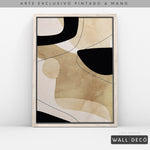 Cargar imagen en el visor de la galería, Arte pintado a mano Armonía minimalista