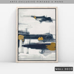 Cargar imagen en el visor de la galería, Arte pintado a mano Abstracción minimalista