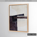 Cargar imagen en el visor de la galería, Arte pintado a mano Sinfonía de carbón