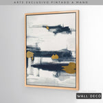 Cargar imagen en el visor de la galería, Arte pintado a mano Abstracción minimalista