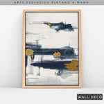 Cargar imagen en el visor de la galería, Arte pintado a mano Abstracción minimalista