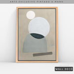 Cargar imagen en el visor de la galería, Arte pintado a mano Geometría minimalista Uno