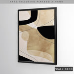 Cargar imagen en el visor de la galería, Arte pintado a mano Armonía minimalista