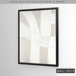 Cargar imagen en el visor de la galería, Arte pintado a mano Pureza minimalista Dos