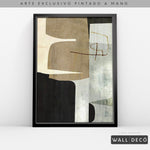Cargar imagen en el visor de la galería, Arte pintado a mano Estructuras minimalistas Dos