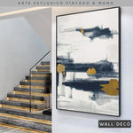 Cargar imagen en el visor de la galería, Arte pintado a mano Abstracción minimalista