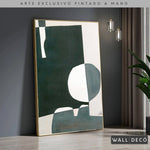 Cargar imagen en el visor de la galería, Arte pintado a mano Geometría minimalista Dos