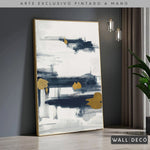 Cargar imagen en el visor de la galería, Arte pintado a mano Abstracción minimalista