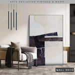 Cargar imagen en el visor de la galería, Arte pintado a mano Sinfonía de carbón