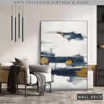 Cargar imagen en el visor de la galería, Arte pintado a mano Abstracción minimalista