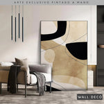 Cargar imagen en el visor de la galería, Arte pintado a mano Armonía minimalista