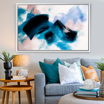 Cargar imagen en el visor de la galería, Cuadro Abstracto Danza Azul