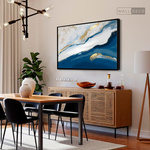 Cargar imagen en el visor de la galería, Cuadro Abstracto Olas fluidas