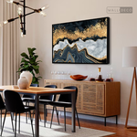 Cargar imagen en el visor de la galería, Cuadro Abstracto Fragmentación Negro