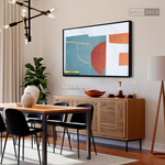 Cargar imagen en el visor de la galería, Cuadro Abstracto Minimalista Construcción