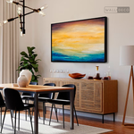 Cargar imagen en el visor de la galería, Cuadro Abstracto Atardecer en el mar