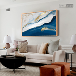 Cargar imagen en el visor de la galería, Cuadro Abstracto Olas fluidas