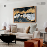 Cargar imagen en el visor de la galería, Cuadro Abstracto Fragmentación Negro