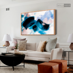 Cargar imagen en el visor de la galería, Cuadro Abstracto Danza Azul