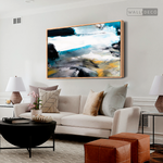 Cargar imagen en el visor de la galería, Cuadro Abstracto Emoción Azul