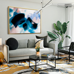 Cargar imagen en el visor de la galería, Cuadro Abstracto Danza Azul