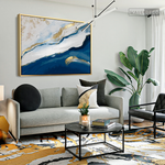 Cargar imagen en el visor de la galería, Cuadro Abstracto Olas fluidas