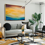 Cargar imagen en el visor de la galería, Cuadro Abstracto Atardecer en el mar