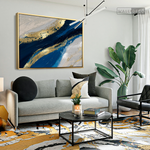 Cargar imagen en el visor de la galería, Cuadro Abstracto Fluido en Azul