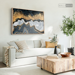 Cargar imagen en el visor de la galería, Cuadro Abstracto Fragmentación Negro