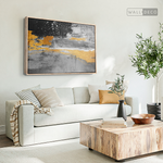 Cargar imagen en el visor de la galería, Cuadro Abstracto Horizonte Oscuro