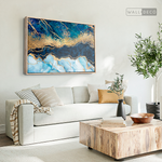 Cargar imagen en el visor de la galería, Cuadro Abstracto Fragmentación Azul