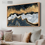 Cargar imagen en el visor de la galería, Cuadro Abstracto Fragmentación Negro