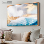 Cargar imagen en el visor de la galería, Cuadro Abstracto Glamour Azul