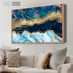 Cargar imagen en el visor de la galería, Cuadro Abstracto Fragmentación Azul