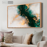 Cargar imagen en el visor de la galería, Cuadro Abstracto Fluido verde