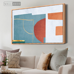 Cargar imagen en el visor de la galería, Cuadro Abstracto Minimalista Construcción