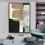 Cargar imagen en el visor de la galería, Arte pintado a mano Estructuras minimalistas Dos