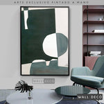 Cargar imagen en el visor de la galería, Arte pintado a mano Geometría minimalista Dos