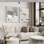 Cargar imagen en el visor de la galería, Díptico pintado a mano Elegancia minimalista