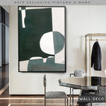 Cargar imagen en el visor de la galería, Arte pintado a mano Geometría minimalista Dos