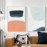 Cargar imagen en el visor de la galería, Tríptico Abstracto Conexión