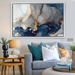 Cargar imagen en el visor de la galería, Cuadro Fluido Abstracto (A)