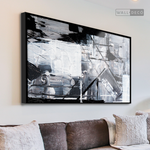 Cargar imagen en el visor de la galería, Cuadro Abstracto Blanco y Negro