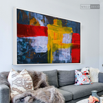 Cargar imagen en el visor de la galería, Cuadro Abstracto Primarios