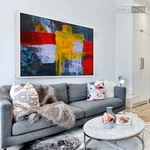 Cargar imagen en el visor de la galería, Cuadro Abstracto Primarios