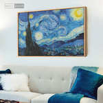 Cargar imagen en el visor de la galería, Cuadro Arte Noche estrellada Horizontal Van Gogh